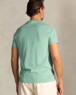 Groen t-shirt met NZA logo op de borst