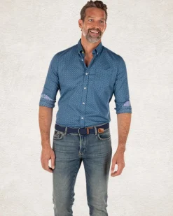 Heritage overhemd - Charcoal Navy
