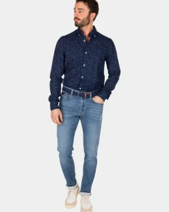 Indigo denim overhemd - Indigo