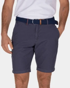 Katoenen chino korte broek Hamilton - Arkron Blue