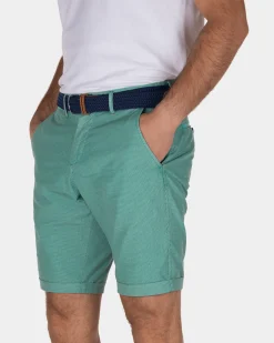 Katoenen chino korte broek Hamilton - Aquamarine