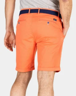 Katoenen chino shorts - Golden Orange