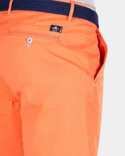 Katoenen chino shorts - Golden Orange