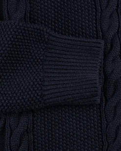 Katoenen coltrui Erskine - Ink Navy