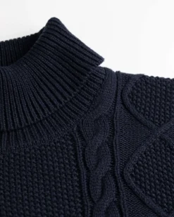 Katoenen coltrui Erskine - Ink Navy