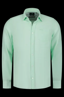 Katoenen overhemd - Teal Green