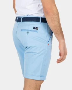 Katoenen stretch chino shorts - Bright Sky