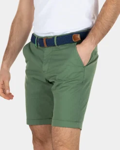 Katoenen stretch chino shorts - Active Army