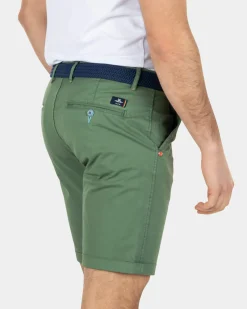 Katoenen stretch chino shorts - Active Army
