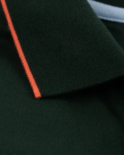 Katoenen stretch polo - Dark Pine