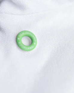 Katoenen stretch polo - White