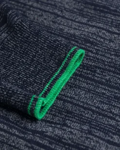 Katoenen trui met rits Grey - Reef Navy