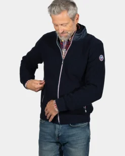 Katoenen vest Fish - Ink Navy