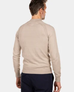 Katoenen vest met rits - Shimmering Sand