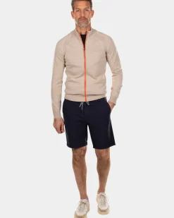 Katoenen vest met rits - Shimmering Sand