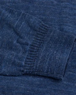 Katoen kasjmier trui Graham - Ink Navy