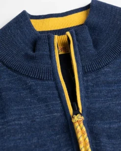 Katoen kasjmier trui Graham - Ink Navy