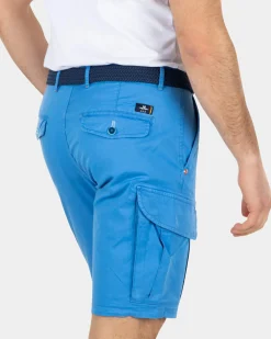 Katoen stretch cargo shorts
