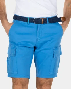 Katoen stretch cargo shorts