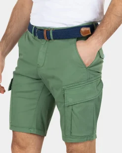 Katoen stretch cargo shorts - Active Army