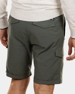 Korte cargo broek - Chalk Green