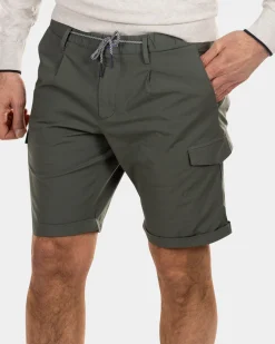 Korte cargo broek - Chalk Green