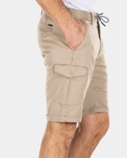 Korte cargo met stretch - Shimmering Sand