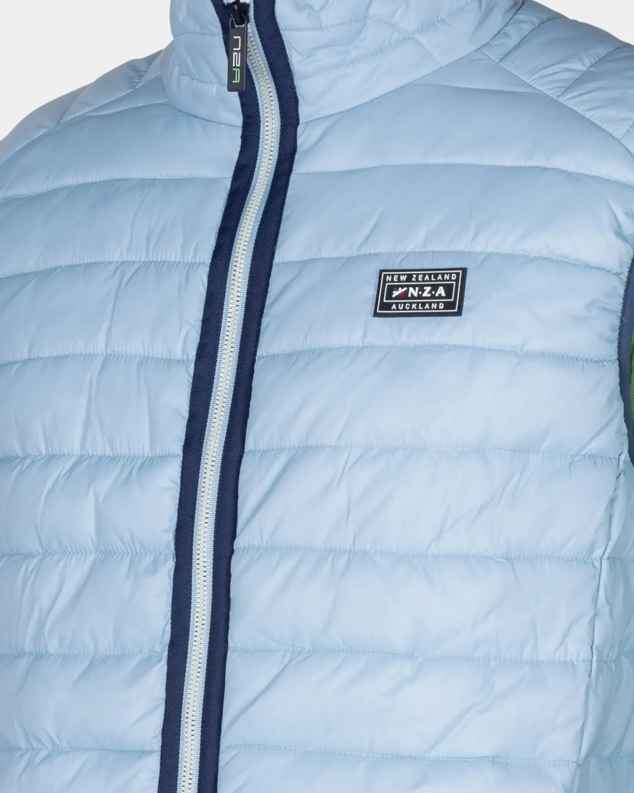 Lichtblauwe bodywarmer