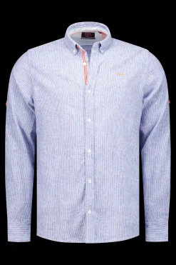 Lichtblauw overhemd met streep - Light Blue