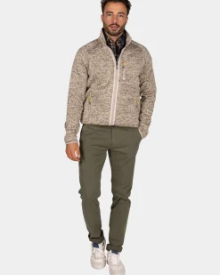 Lichtbruin fleece vest - Chestnut