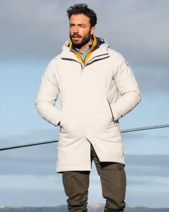 Lichtgrijze parka jas - Birch Grey Melange