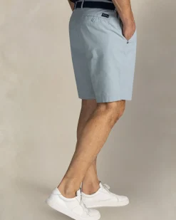 Lichtgroene katoenen chino stretch short