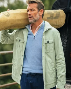 Lichtgroen overshirt