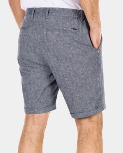 Linnen korte broek - Dusk Navy
