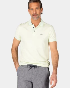 Mintgroene polo met modaal