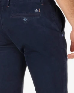 Napier Corduroy chino broek - Reef Navy