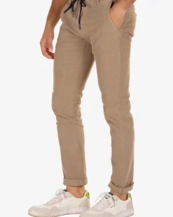 Napier Corduroy chino broek - Sand Stone
