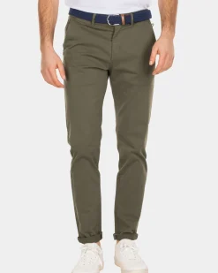 Napier twill stretch - Army groen
