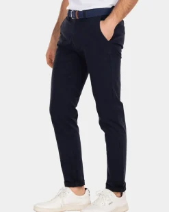 Napier twill stretch - Brave navy blauw