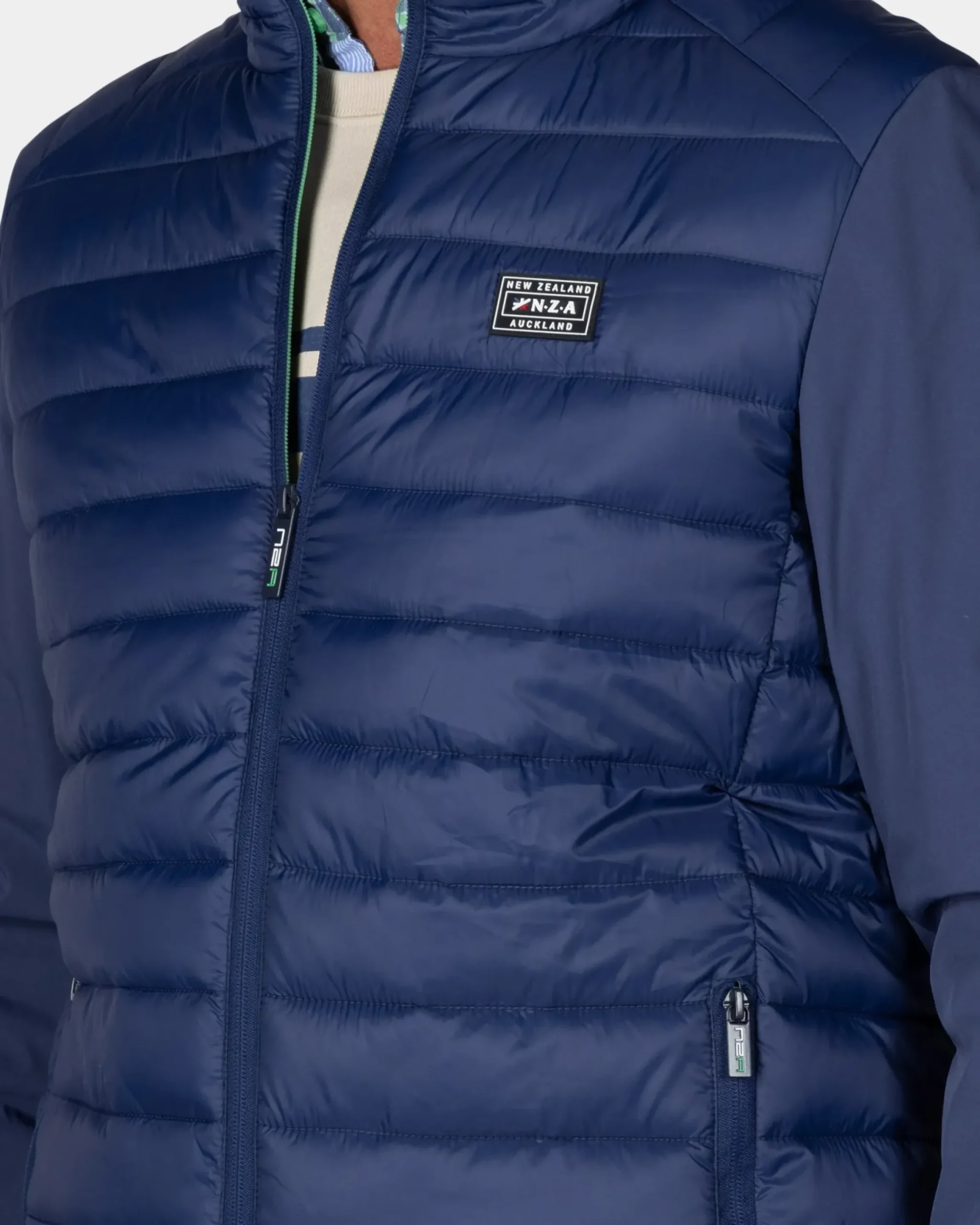 Navy gewatteerd jack