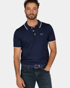 Navy jersey polo - Autumn Navy