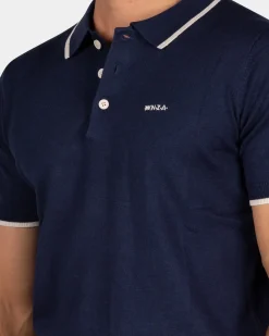 Navy jersey polo - Autumn Navy