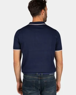 Navy jersey polo - Autumn Navy
