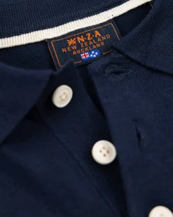 Navy jersey polo - Autumn Navy