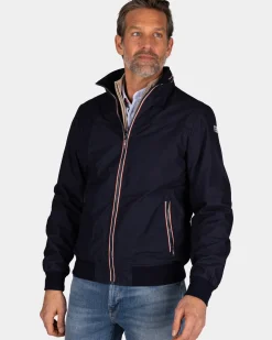 Navy katoenen bomberjas