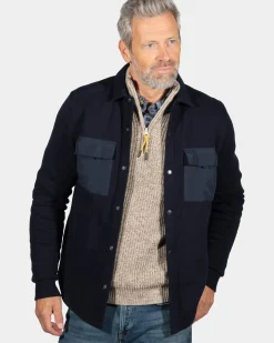 Navy overhemd Otakou - Ink Navy
