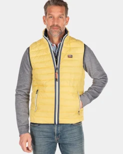 Nylon bodywarmer - Iguana yellow