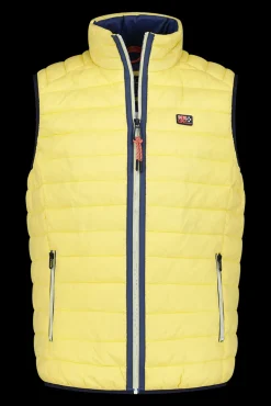 Nylon bodywarmer - Iguana yellow