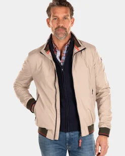 Nylon bomberjack - Shimmering Sand