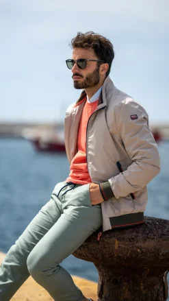 Nylon bomberjack - Shimmering Sand